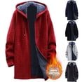 thumbnail image 5 of Dvprdro Jackets for Men Solid Color Hooded Jacket Windbreaker Mid Length Hooded Jacket, 5 of 5