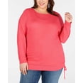 thumbnail image 1 of INC International Concepts Chandails à Cordon pour Femme, Rose Corail, 2X, 1 of 2