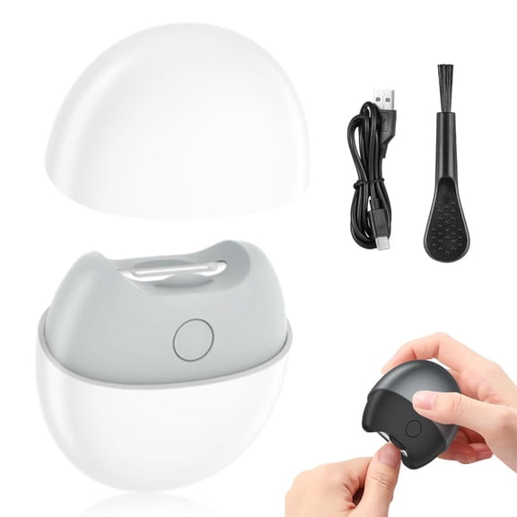 2026 3-in-1 Electric Nail Clippers and Polisher With LED Light,Smart Nail Clippers, Electric Toenail Clippers for Seniors and Babies, USB Port, and Nail Clipper Storage Case,White
