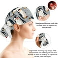 thumbnail image 3 of RATGDN Cute Mini Penguins Group Tie Scrub Cap for Women Men, Nursing Hats with Buttons and Sweatband, Adjustable Elastic Working Caps Surgical Cap with Hair Bow - One Size Fits All, 3 of 6
