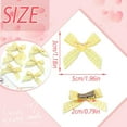 thumbnail image 4 of Dalrosia 20PCS Mini Green Bow Hair Clip, Non-Slip Cute Small Hair Bow, Y2K Sweet Plaid Craft Bowknot Hair Barrettes Accessories for Women Teens, 4 of 5