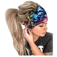 thumbnail image 3 of CAIXIA Cute Headbands For Women Womens Bandana Style Printed Elastic Headband Stretch Hair Wrap Casual Fashion Hair Accessory, 3 of 5