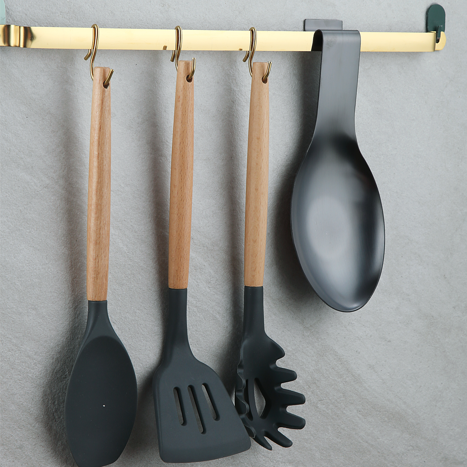 Black Pot Original Kitchen Utensils Holder 