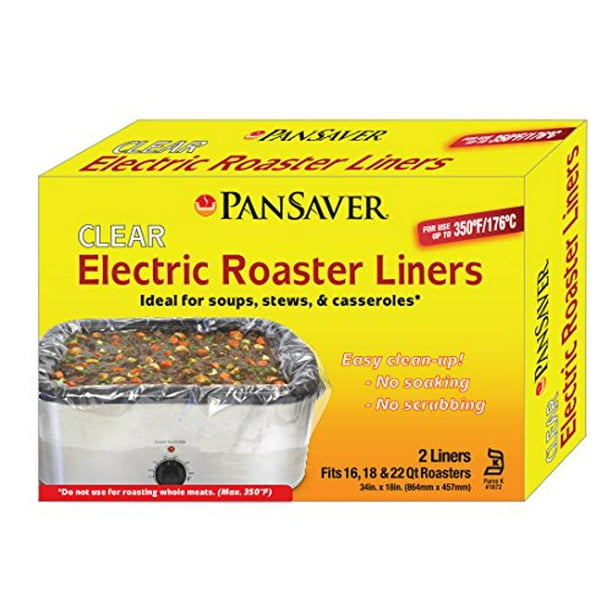 PanSaver Electric Roaster Liners, 1pack (2 units)