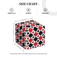 thumbnail image 4 of Saiise Playing Cards Pattern Square Leather Tissue Box Cover for Home Office Car Table, PVC Waterproof Durable Stylish Design, 4 of 7