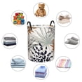 thumbnail image 6 of Daiia tropical Leaves Laundry Hamper With Handles Large Storage Basket/Toy Organizer/Dirty Clothes Collapsible Waterproof For College Dorms, Bedroom,Bathroom, 6 of 8