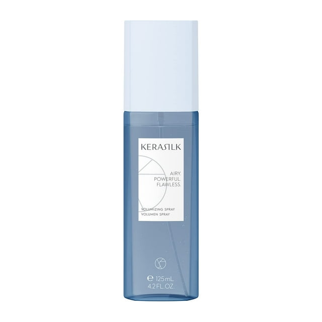 Spray voluminizador Kerasilk | Mejora el volumen y el cuerpo | Proporciona acondicionamiento y desenredado sin peso | Con protección contra el calor | Para cabello lacio y plano | 125ml