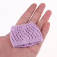 thumbnail image 4 of 1/6 gorro de punto cálido y para de 30 cm, accesorios de ropa de invierno para Púrpura CUTICAT Sombreros de muñeca de 30cm, 4 of 8