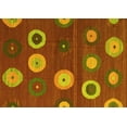 thumbnail image 1 of Ahgly Company Indoor Rectangle Abstract Yellow Contemporary Area Rugs, 3' x 5', 1 of 4