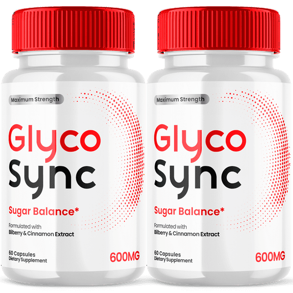 Glyco Sync Advanced Blood Support Pills Natural Glyco Support Supplement 120 Capsules