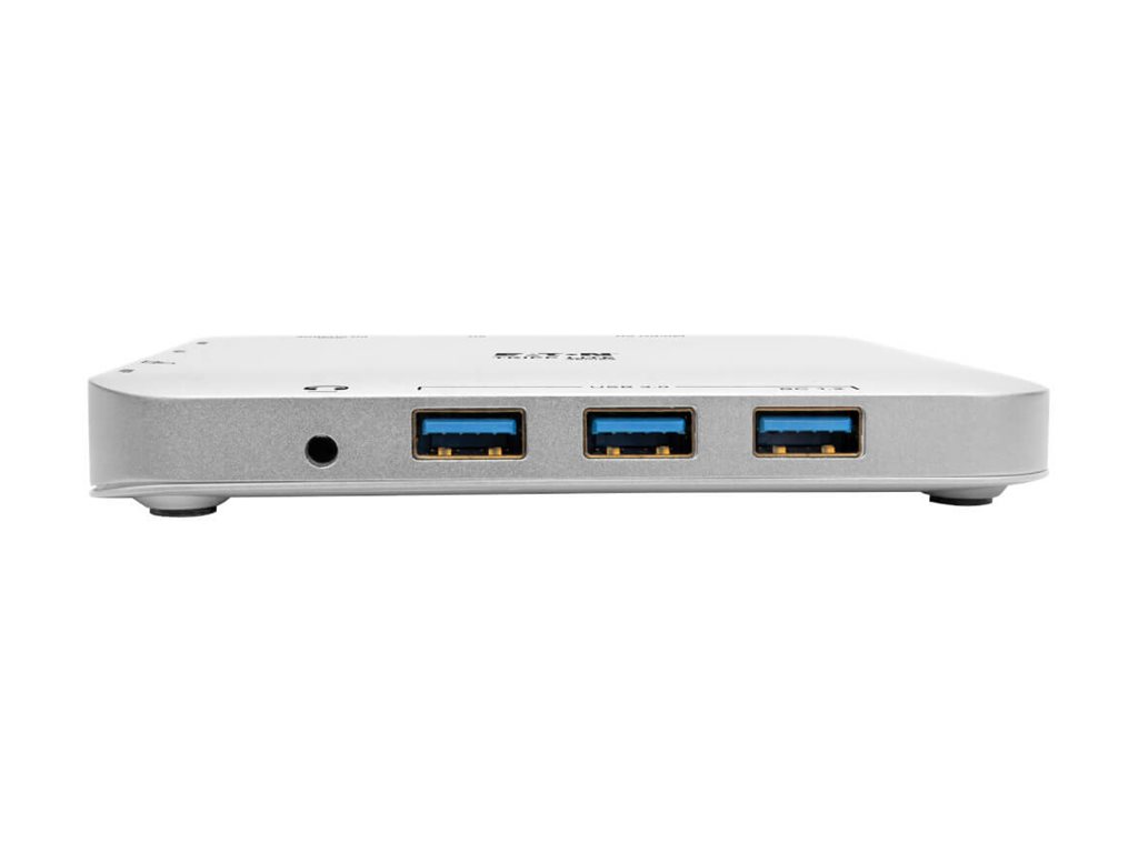 Tripp Lite USB C Docking Station w/ USB Hub mDP HDMI VGA GbE PD Charging 4K (U442-DOCK2-S)