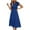 Blue, variant on Uaswgudfs ​2025 Women's Casual Ruffle & Tiered Midi Dress​ - Lightweight Breezy Fabric with Layered Skirt Design Blue L
