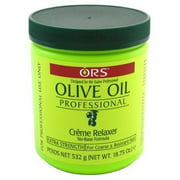Ors Olive Oil Creme Relaxer Extra Strength 18.75 Ounce Jar (555ml) (3 Pack)