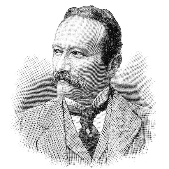 Arrigo Boito (1842-1918). /compositeur et Librettiste Nitalien. Gravure sur Bois, 1893. Affiche de (24 x 36)