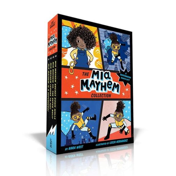 The Mia Mayhem Collection (Boxed Set): Mia Mayhem Is a Superhero!; Mia Mayhem Learns to Fly!; Mia Mayhem vs. The Super Bully; Mia Mayhem Breaks Down W