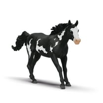 Schleich Horse Club 7" Paint Horse Figurine with Black and White Coat