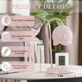 thumbnail image 6 of NATYSWAN Metal Candle Warmers with Dimmer & Timer Switch, 2 Bulbs, Pink, 6 of 10