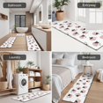 thumbnail image 5 of White Cow Head Pattern Kitchen Rugs Sets Of 3,Kitchen Runner Rugs Non Skid Washable,Decorative Kitchen Floor Mats for Kitchen,Sink,Laundry,17"x30"+ 17"x47" + 17"x59", 5 of 6