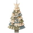 thumbnail image 2 of Torqee Oversized DIY Quilted Christmas Tree Kit Beginner-Friendly Christmas Fabric Sewing Craft Set DIY Fabric Craft Patchwork for Front Door and Living Room Decor Gift for Craft Lovers,Style-A, 2 of 7