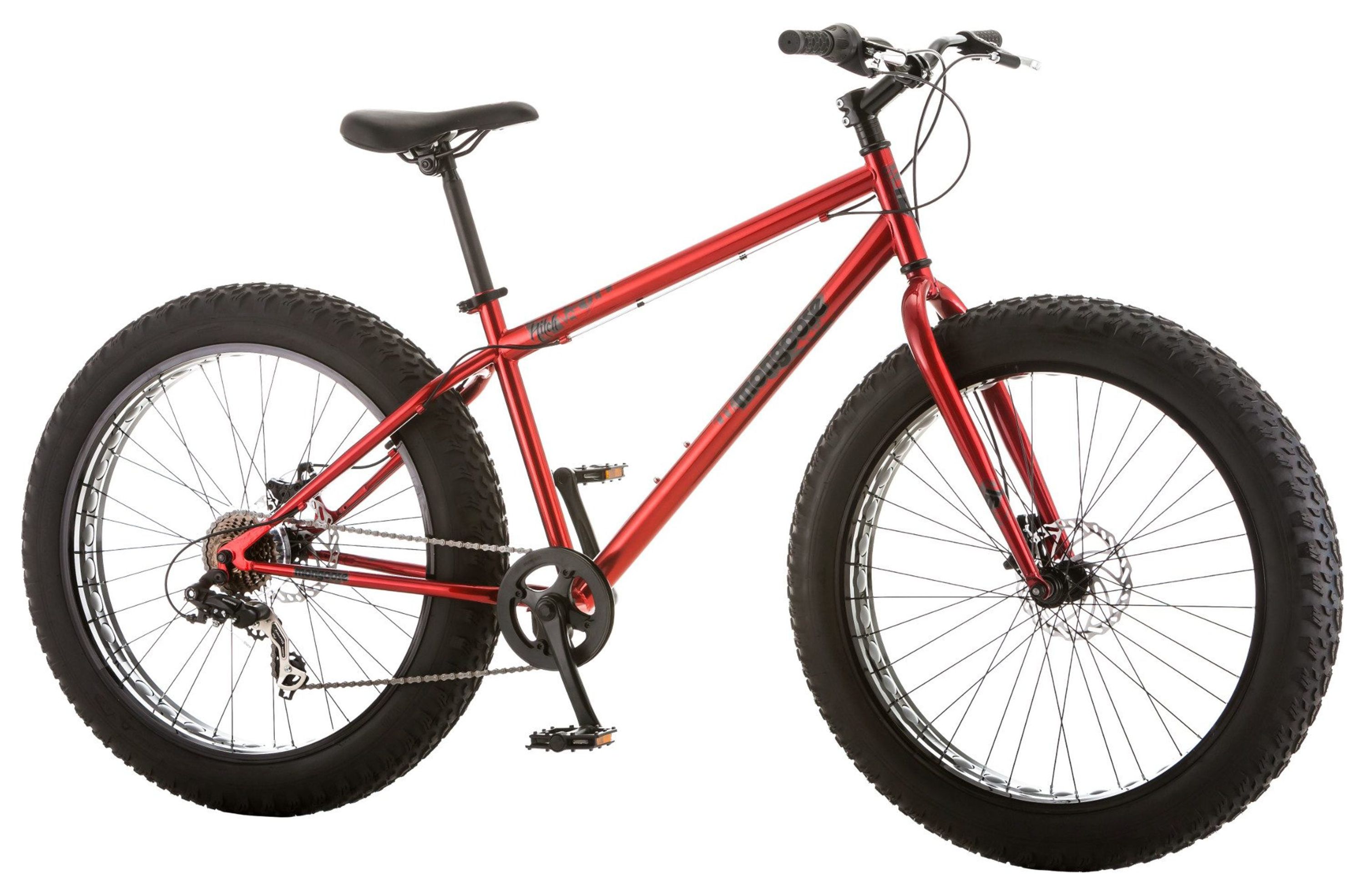 Mongoose Hitch All-Terrain Fat Tire Bike, 26-inch wheels, Men's Style, Red - image 3 of 5