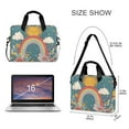 thumbnail image 3 of FORMRS 16" Laptop Bag Carrying Sleeve Case with Handle Travel Shoulder Briefcase, Blue Rainbow, 3 of 8