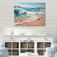 thumbnail image 2 of Designart "Beach Sand happiness II" Landscapes Metal Art Print, 2 of 5