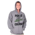 thumbnail image 5 of Course Legend Trophy Golfer Golfing Zip Up Hoodie Men's Women's Brisco Brands L, 5 of 6