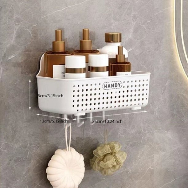 1pc Easy-Install Toilet Storage Rack - Convenient Bathroom Organizer with No Punching Needed