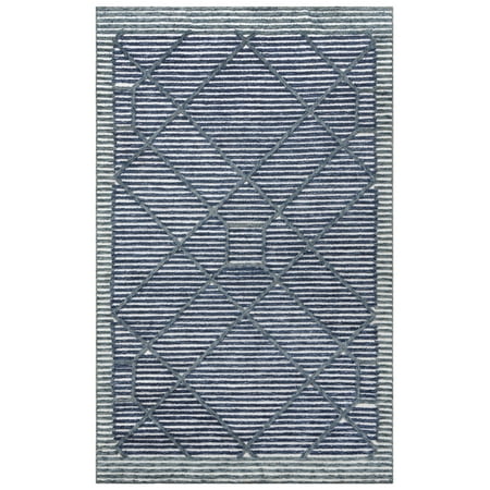 Rizzy Rugs Vista Area Rug A09110 Light Blue Diagonal Blocks 7  9  x 9  9  Rectangle Manufacturer: Rizzy Rugs Collection: Vista Rugs Style: Vista Rugs: A09110 Light Blue Specs: SyntheticsOrigin: Made in India