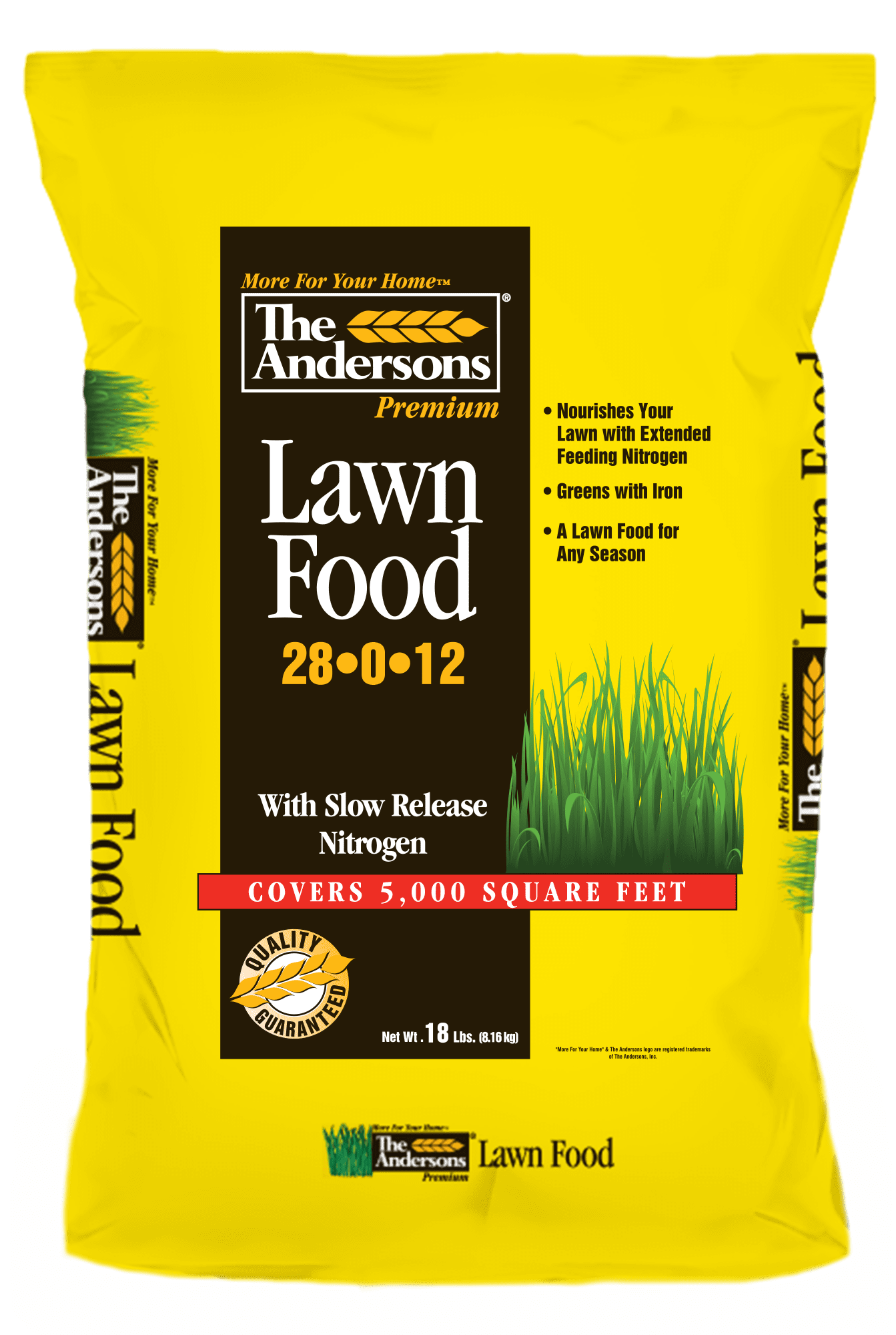 The Andersons Premium Lawn Food 28-0-12 Spring Summer Fertilizer 5,000