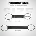 thumbnail image 2 of Multi Use Strong Adjustable Luggage Connector Straps, 2026 New Flexible and Adjustable Elastic Fastening Belt for Luggage Strap, Add a Bag Easy to Travel Suitcase (Black 2Pcs), 2 of 8