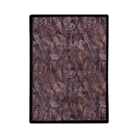 Fresh Brew 5'4" x 7'8" Area Rug In Color Chai