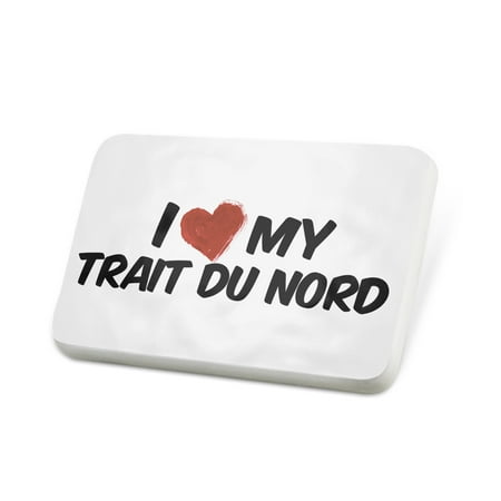 Porcelein Pin I Love my Trait Du Nord, Horse Lapel Badge – NEONBLOND