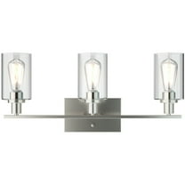 Topbuy Bathroom Vanity Light Modern Wall 3-Light  Sconce Fixtures W/ Clear Glass Shade