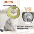 thumbnail image 3 of Cat Cone Collar Soft, Adjustable Cat Recovery Collar, Cat Cones After Surgery, Elizabethan Cat Collar Neck Cone For Cats KittensL, 3 of 5