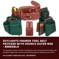 thumbnail image 2 of Cinturón para herramientas Occidental Leather OxyLights Framer Green Medium, 2 of 6