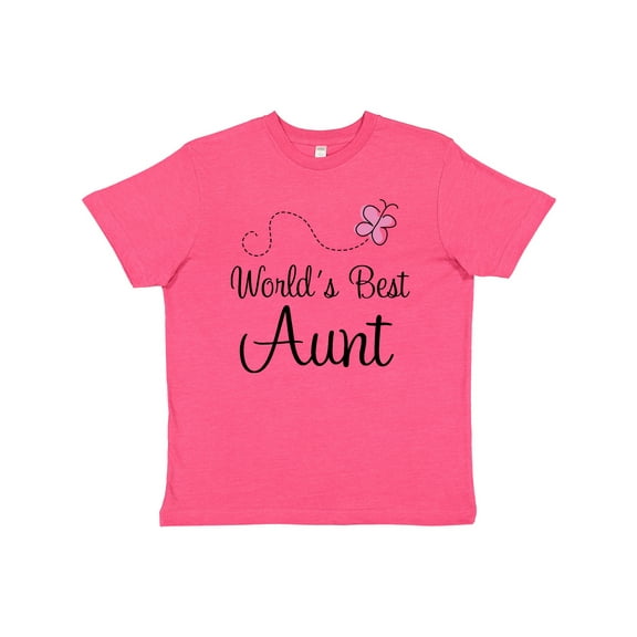 Inktastic World's Best Aunt Youth T-Shirt