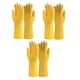 thumbnail image 1 of Guantes de cocina impermeables de goma para lavar platos y coches de látex resistentes al desgaste, 1 of 6