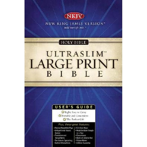 Large Print Ultraslim Bible-NKJV