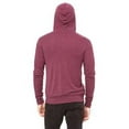 thumbnail image 2 of Bella + Canvas Unisex Triblend Full-Zip Lightweight Hoodie, 2 of 2