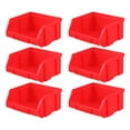 thumbnail image 4 of FNNMNNR Storage Bins Garage Tool Stackable Organizer Containers Plastic Box Rack Stacking Small Parts Hanging Pegboard Workshop, 4 of 7