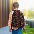 thumbnail image 6 of Rateoe Compass And Mountains In Bicycle Wheels1 Pattern Durable Student Backpack Laptop Bag- Ergonomic Design, Waterproof Twill Fabric - Ideal for School, Travel, and Outdoor Activities, 6 of 6