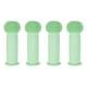 thumbnail image 1 of Uxcell 4 piezas de empuñaduras para manillar de bicicleta 4.13" de goma antideslizante en forma de hongo, adecuadas para manillares de 7/8", verde, 1 of 7