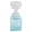 Transparent Blue, variant on BIMZUC 8.45 oz (250ml) Refillable Flower Shaped Foam Pump Liquid Soap Dispenser Bottle For Bathroom Travel, Durable PET Plastic Foaming Container, Transparent