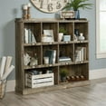 thumbnail image 2 of Sauder Granite Trace Engineered Wood 10-Cubby Bookcase in Rustic Cedar/Brown, 2 of 10