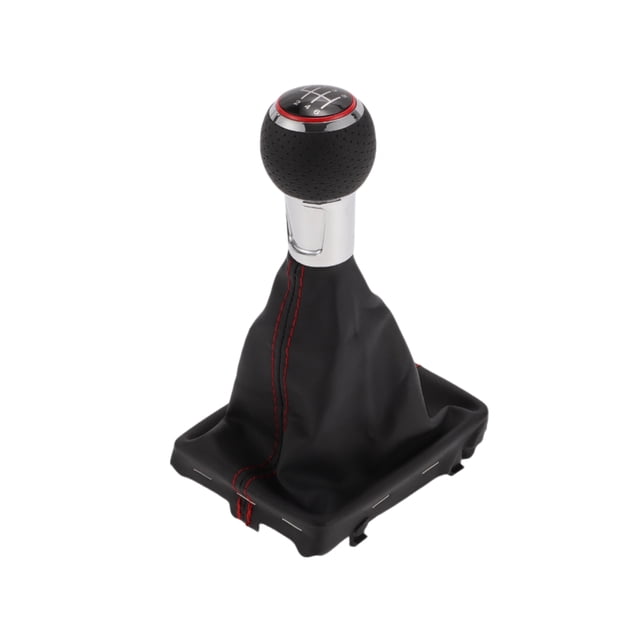 Perillas de cambio manual de 6 velocidades Unique Bargains con cubierta - Perilla de palanca de cambios - para Audi A3 2010-2013 Plástico 1 Pc