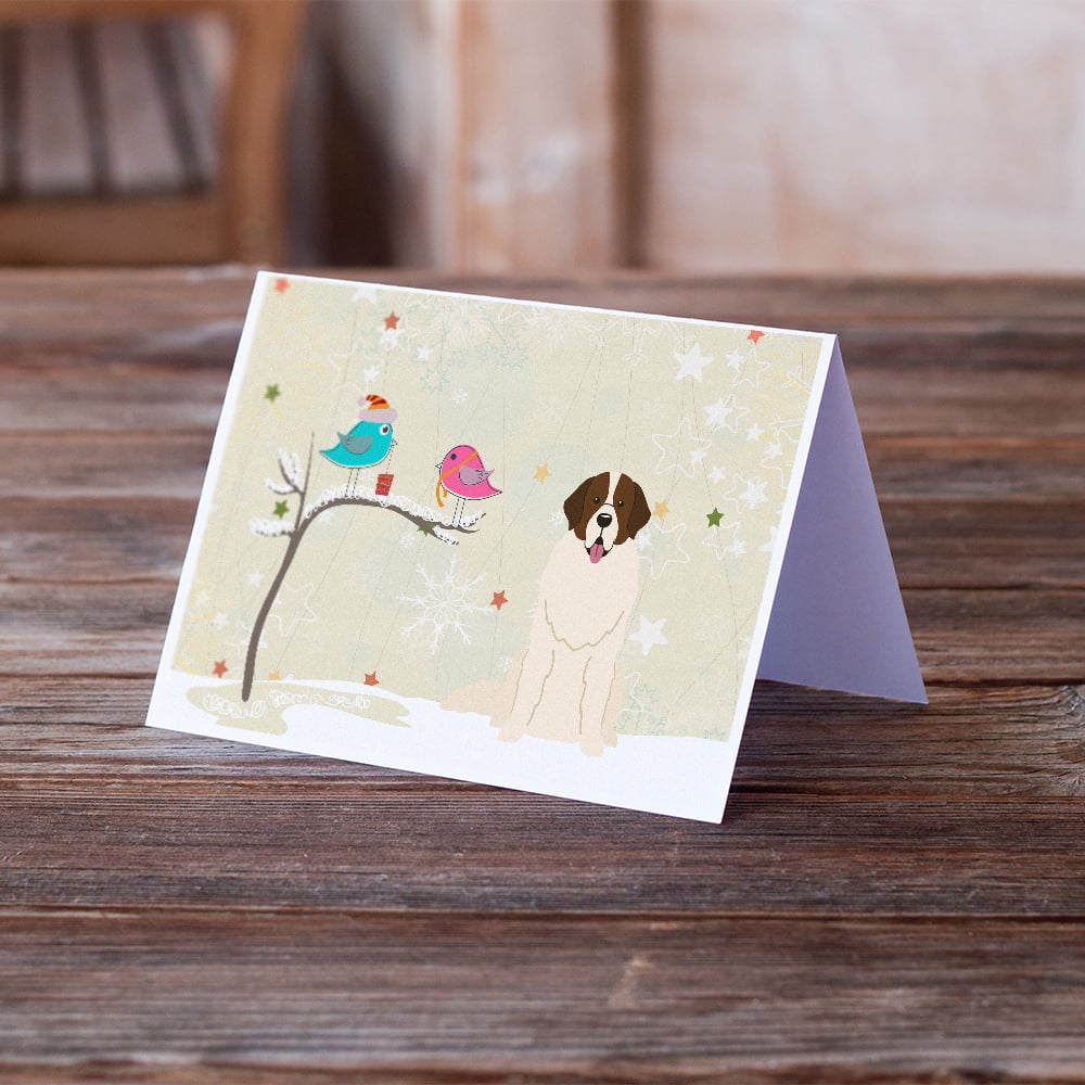 Christmas Presents between Friends Moscow Watchdog Greeting Cards and Envelopes Pack of 8