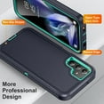 thumbnail image 5 of for Samsung Galaxy A14 5G Phone Case, Hybrid Hard PC Back + Silicone EVA Shockproof Protective Dustproof Non-Slip Heavy Duty Rugged Phone Case Cover for Samsung Galaxy A14 5G, Blue+Mint, 5 of 8