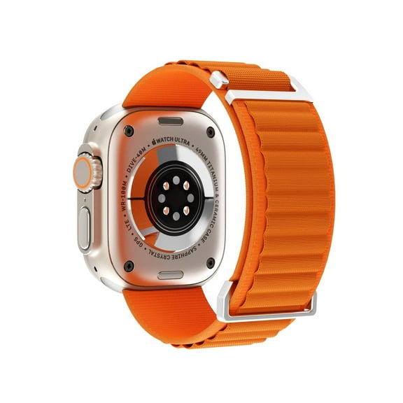 LEIXIUER Alpine Loop for Apple Watch Bands 49mm 42mm 44mm 45mm ,Textile Nylon Rugged Alpine Loop with Metal G‑Hook for Apple Watch Ultra/SE/ Series 8/7/6/5/4/3/2/1