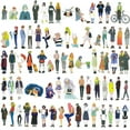 thumbnail image 2 of Wrapables Fashion Women People Vinyl Stickers for Scrapbooking, Journaling, Water Bottles, 170pcs, Cosmo Women, 2 of 9